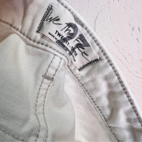 We The Free Bailey Cream Fringe High Waist Mini Skirt Womens 27 - Picture 8 of 8